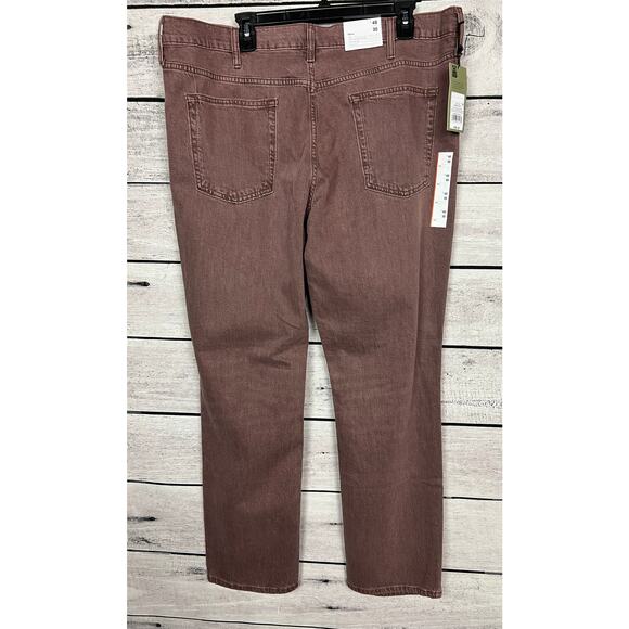 NWT Men's Goodfellow Light Red Lightweight Colored Slim Fit Jeans - 40x30 - Picture 2 of 2